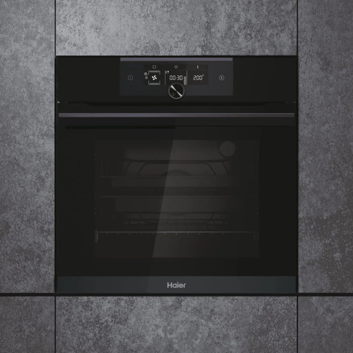 Haier HWO60SM6F5BH 60cm Series 6 I-Turn Built-in WI-FI Multifuction Oven