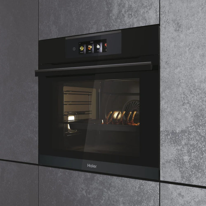 Haier HWO60SM6T5BH I-Touch 60cm Built In Multi-Function Wi-Fi Oven