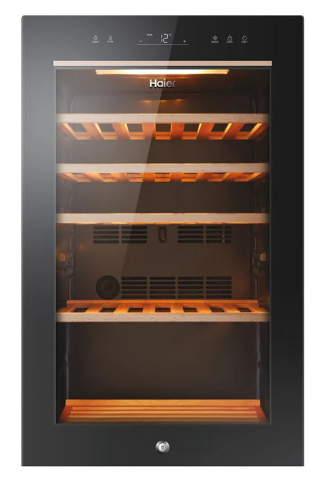 Haier HWS49GA 50cm Freestanding 49 Bottle Wine Fridge with Led Light