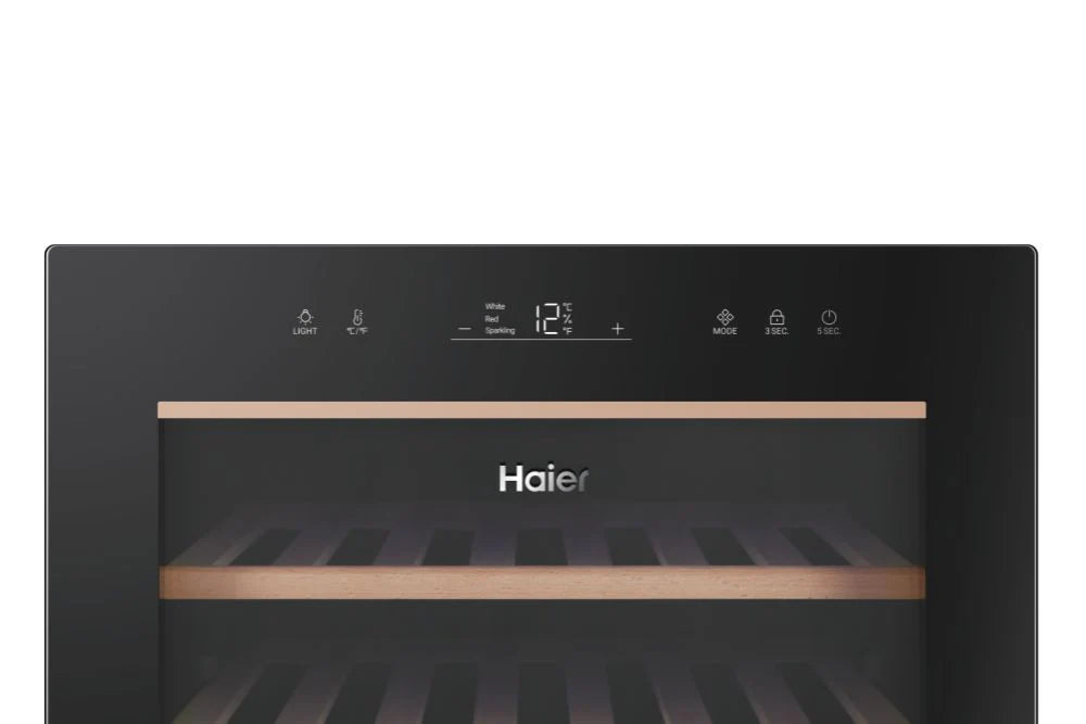 Haier HWS49GA 50cm Freestanding 49 Bottle Wine Fridge with Led Light