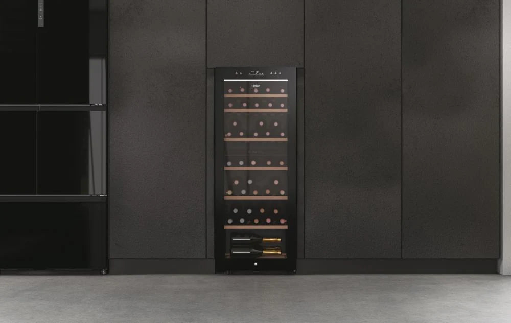 Haier HWS77GDAU1 50cm Freestanding 77 Bottle Wine Fridge