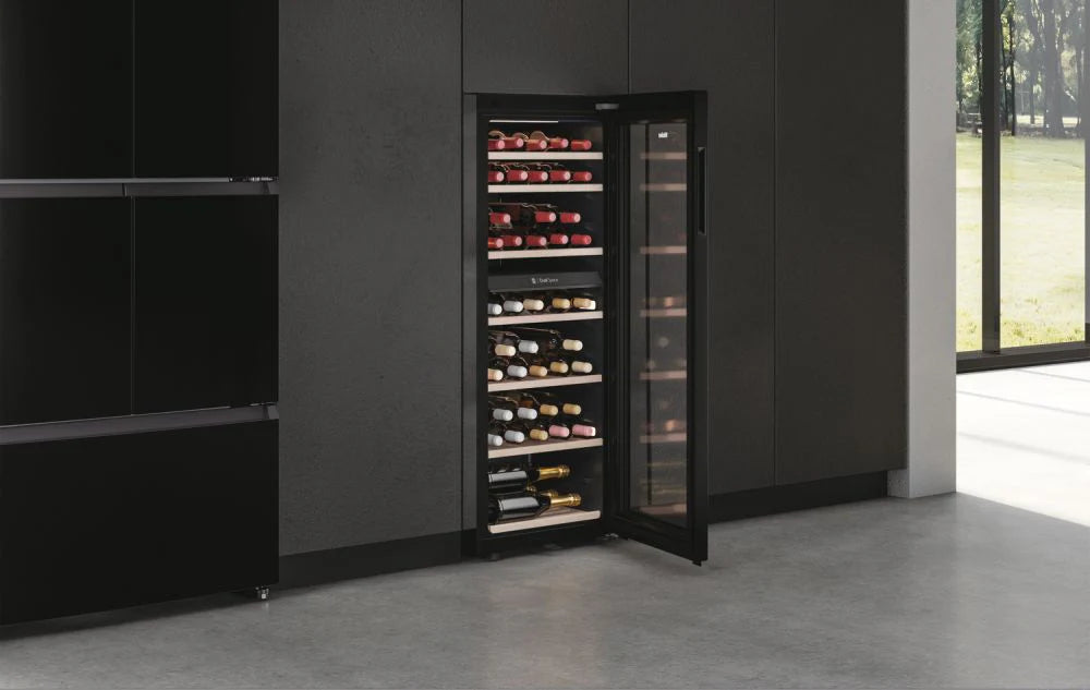 Haier HWS77GDAU1 50cm Freestanding 77 Bottle Wine Fridge