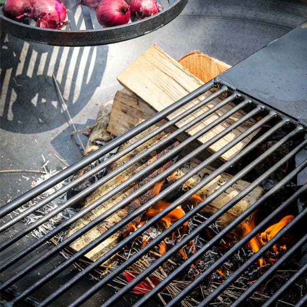 Half Moon BBQ Rack Plate and Bar