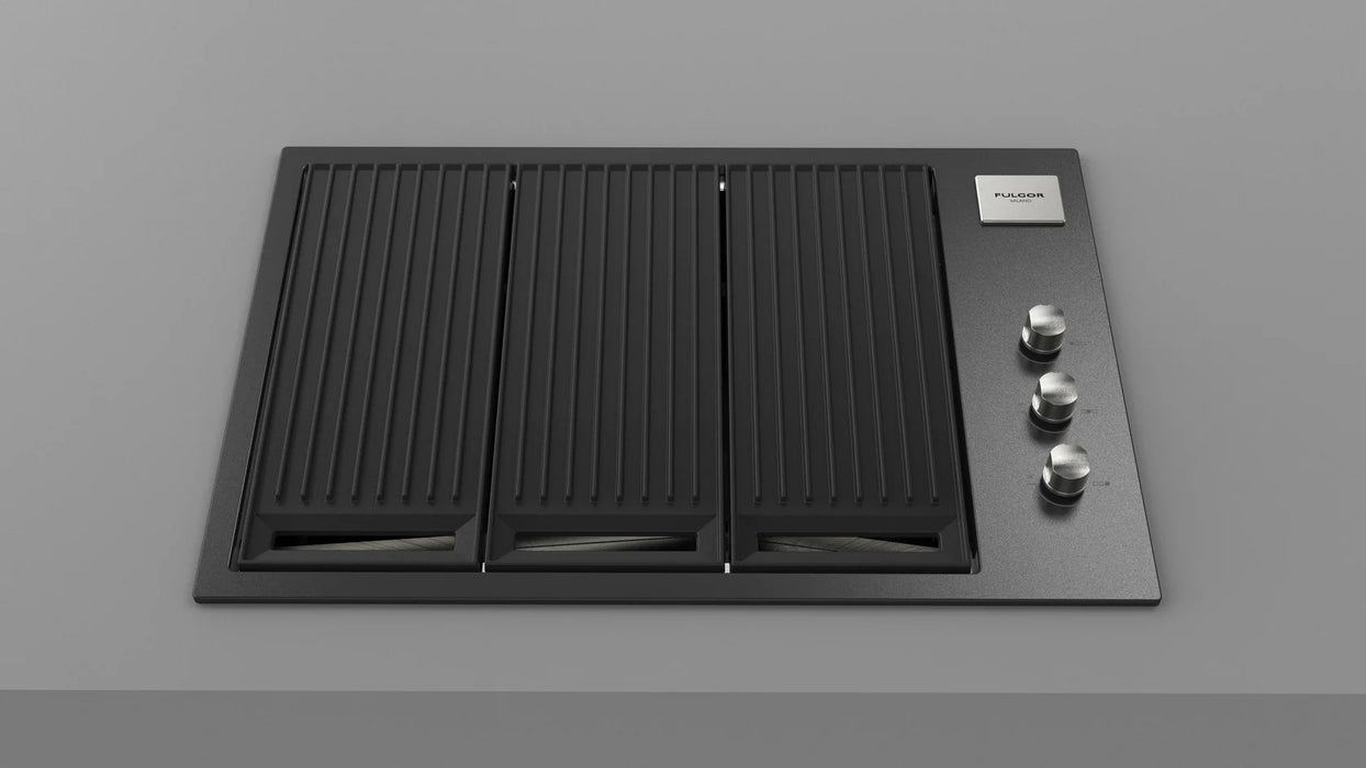 Fulgor BBQ grill - Black Enamel - Flat Hood - 80cm