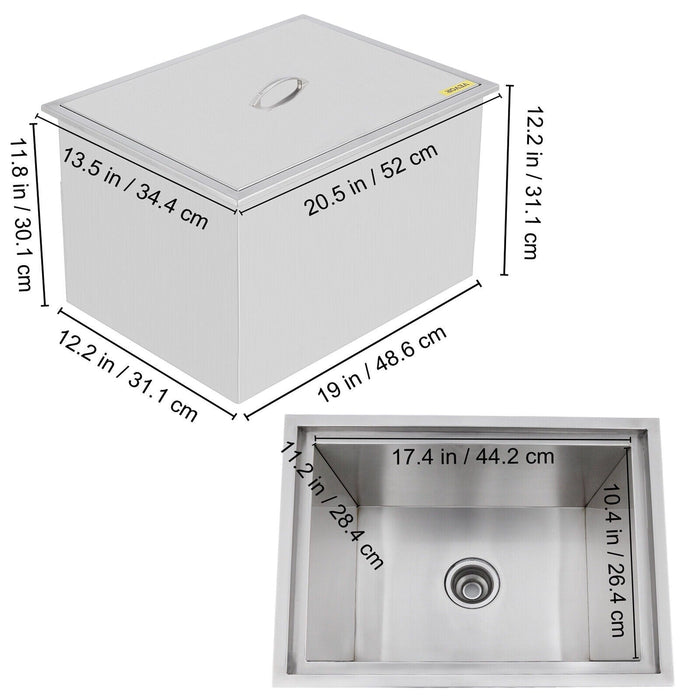 Fumaca Ice Cooler Bucket Cabinet - 1200