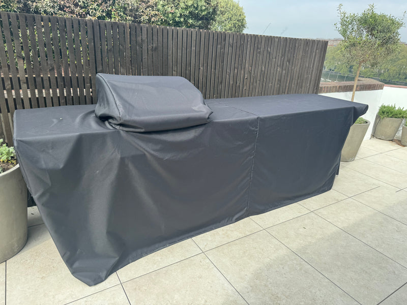 Grillandia Outdoor Kitchen Land Mann Electric Grill, Fridge and Weather Cover - 2.5M