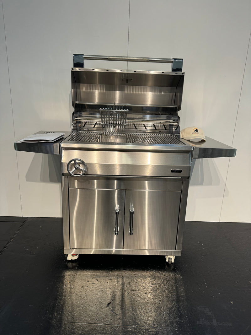 Brabura Ember 800 Built In Charcoal Barbecue With Cart