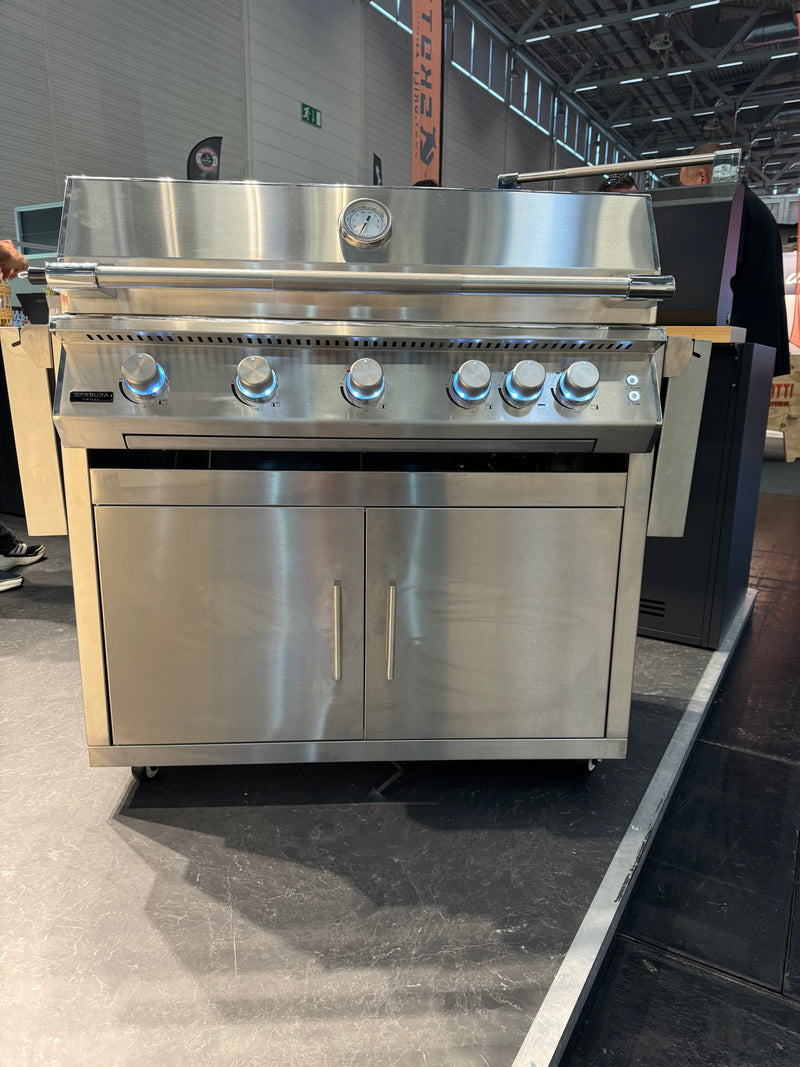 Brabura Fusion 500 Stainless Steel Built-In Gas BBQ With Cart