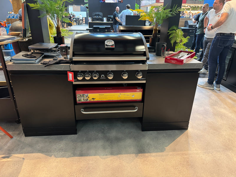 GrandPro Outdoor Kitchen with 5 Burner BBQ, - 2m
