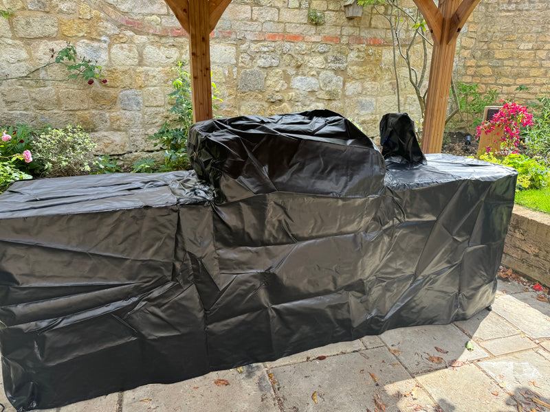 GrandPro Outdoor Kitchen Maxim 5 Burner, Fridge and Sink - 2.6m