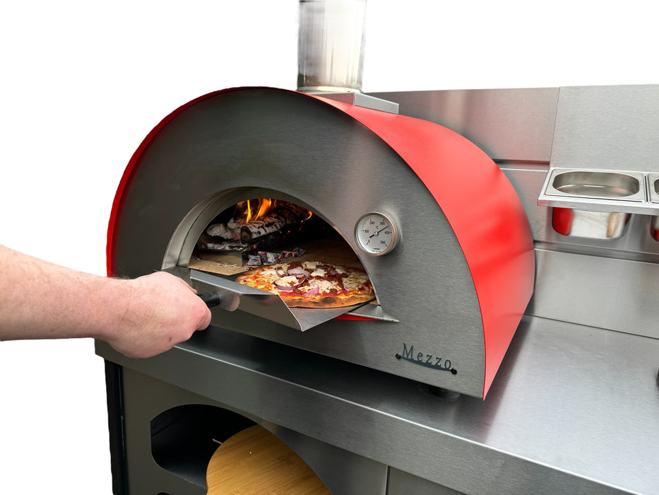 Vision Outdoor Open Shelve Pizza Ovens Station