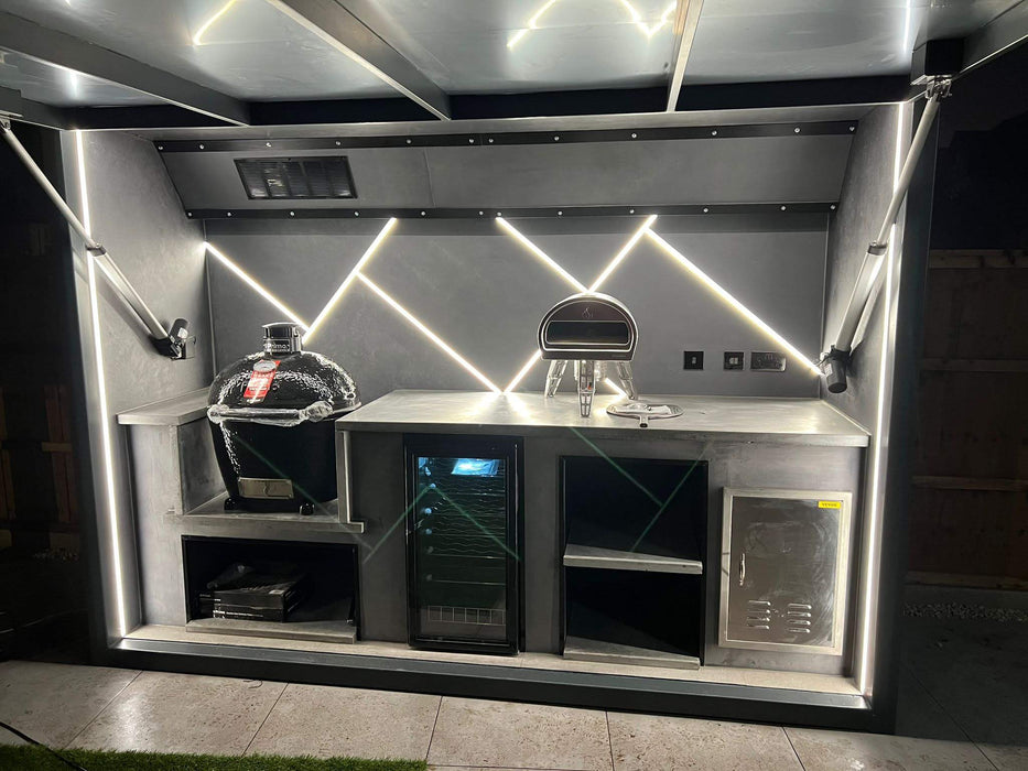 Outdoor kitchen and K-Pod X - 3m