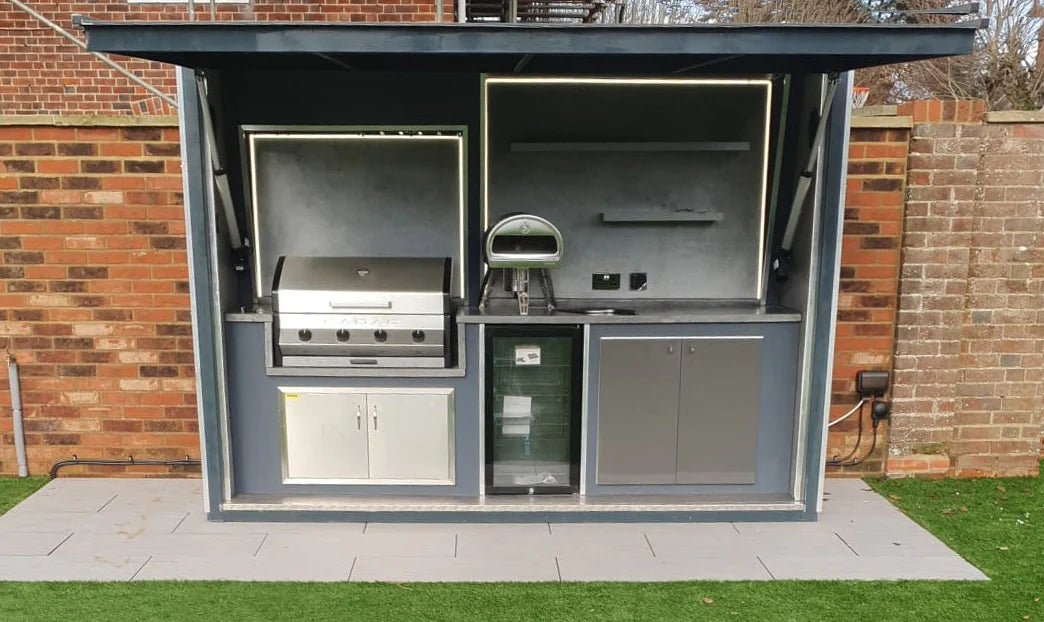Outdoor kitchen and K-Pod X - 3m