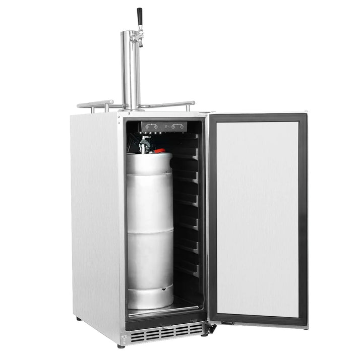 Kegerator outdoor beverage fridge