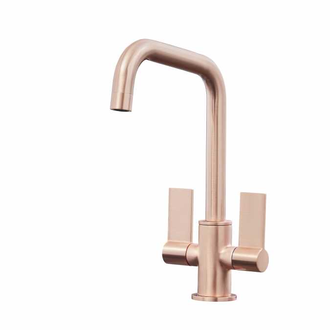 Tap Malton Mono Block Mixer Kitchen Copper