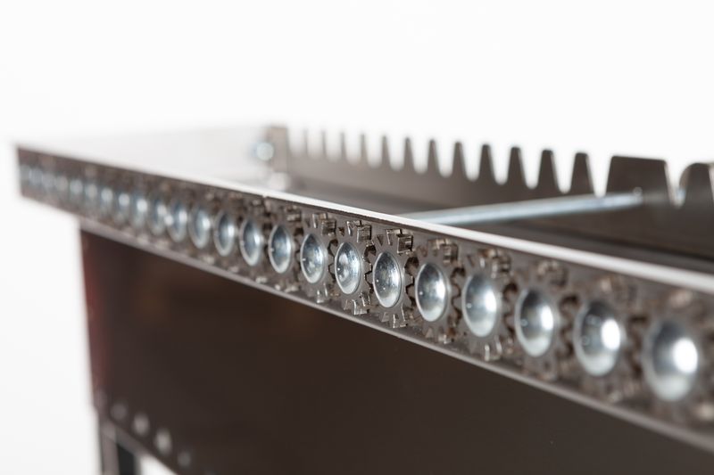 Rossofuoco Stainless Steel Barbecue for Skewers or “Arrosticini” - Charcoal fired