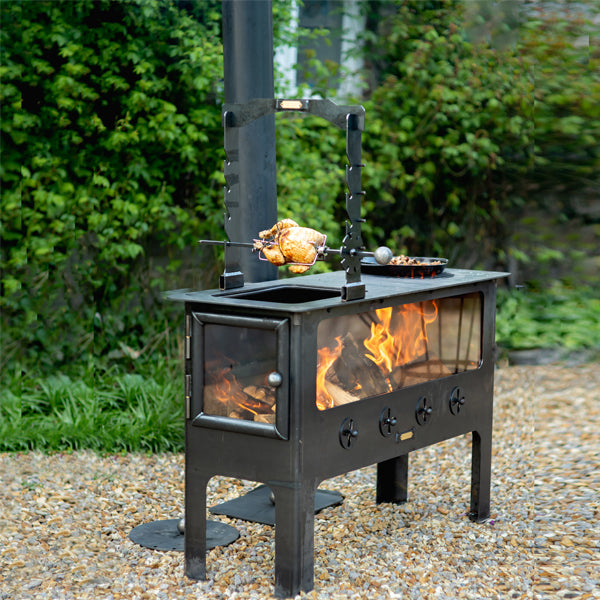 Large Outdoor Wood Burner BBQ