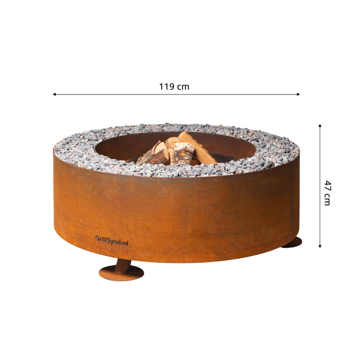 GrillSymbol fire bowl Luna ∅ 119 cm