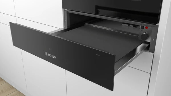 Bosch Series 6 Built-in Warming Drawer 14cm Black BIC510NB0