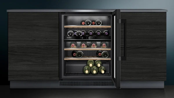 Siemens iQ500 Wine Cooler With Glass Door 82 x 60cm KU21WAHG0G