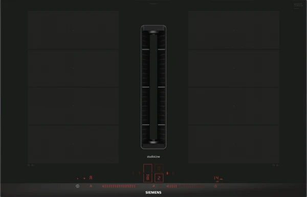 Siemens iQ700 Induction Hob With Integrated Extraction 80cm Surface Mount With Frame EX877LX57E
