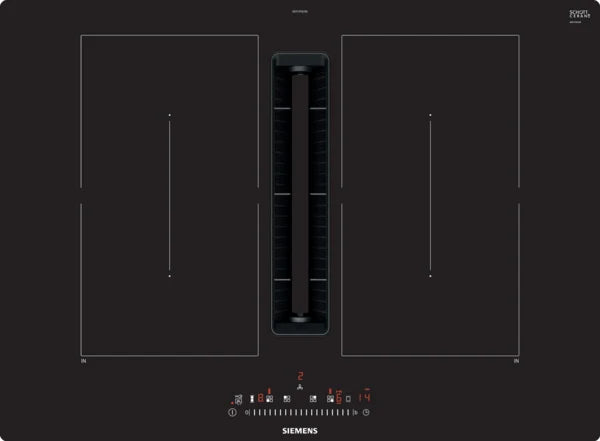 Siemens iQ500 Induction Hob With Integrated Extraction 70cm Surface Mount Without Frame ED711FQ15E