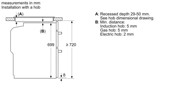 NEFF N50 BUILT-UNDER DOUBLE OVEN J1ACE4HN0B