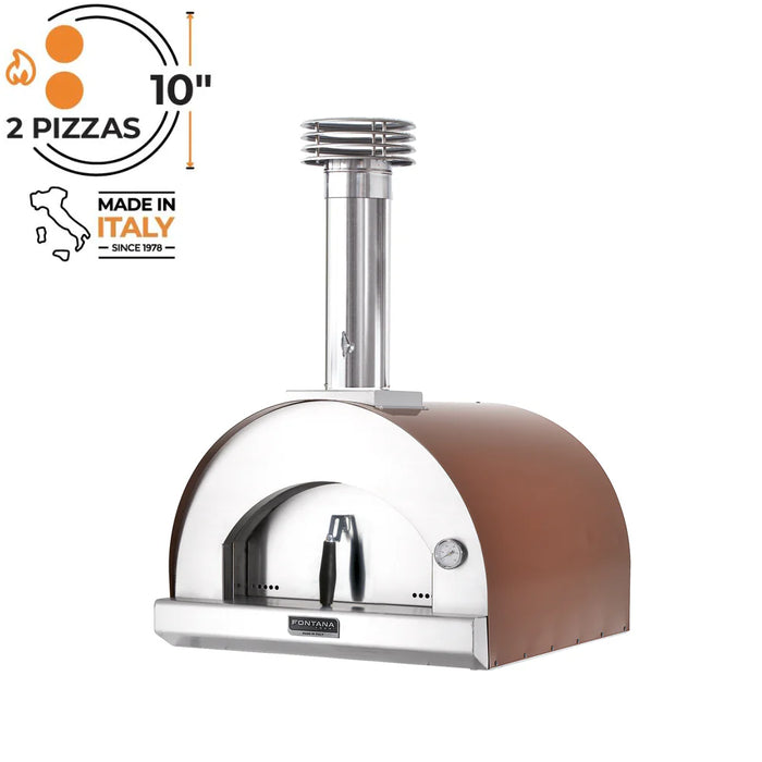 Fontana Margherita Build In Wood Pizza Oven - Rosso
