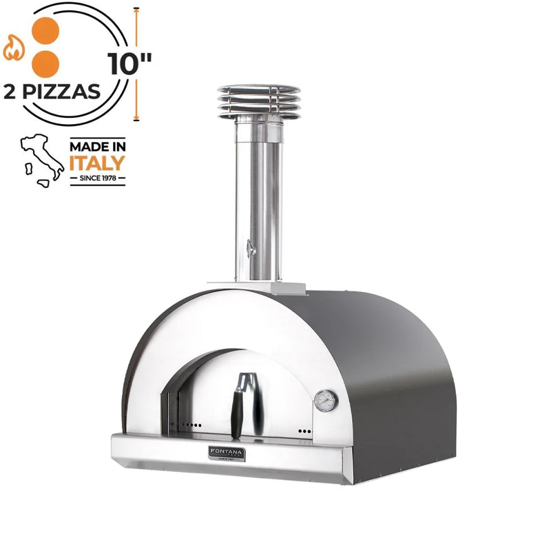 Fontana Margherita Build In Wood Pizza Oven - Anthracite