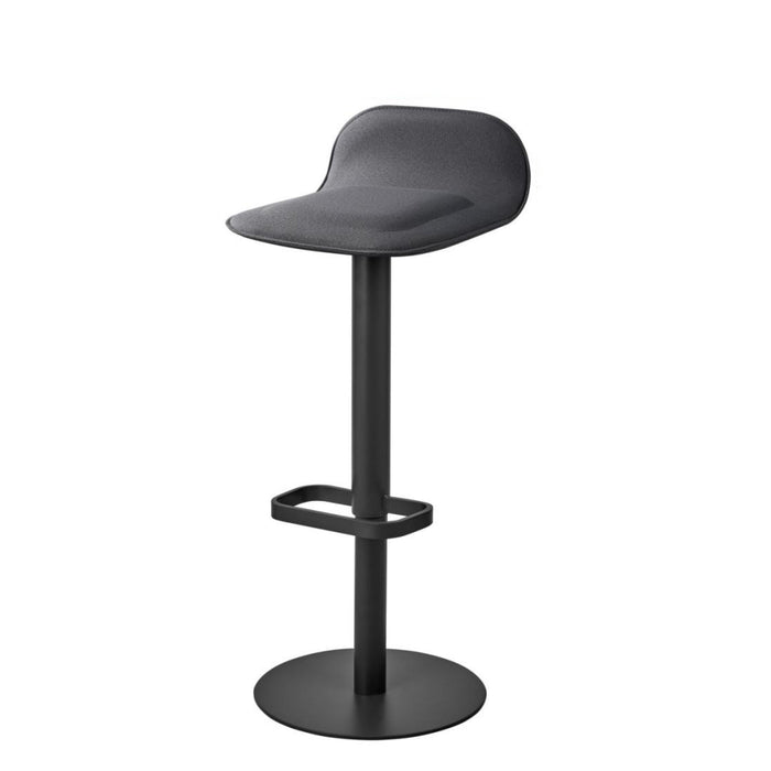 Bar Stool DAVE Height Adjustable anthracite /anthracite x2