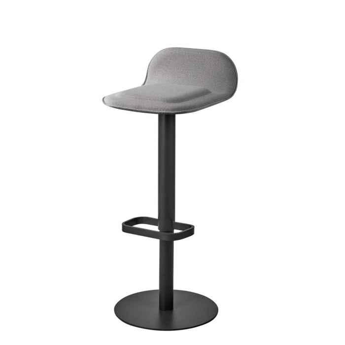 Bar Stool DAVE Height Static anthracite / light gray x2