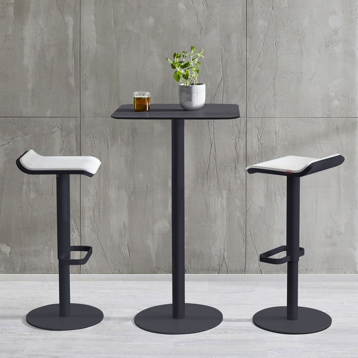 Bar Stool ED Height Static anthracite/ white x2