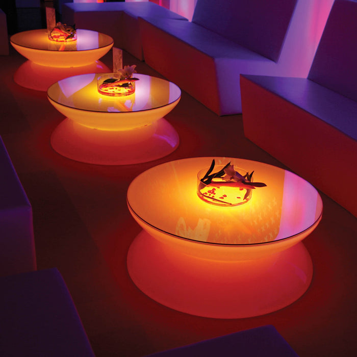 Illuminated Elegance lounge table LED Accu Indoor / Outdoor- Ø 84 x 34cm