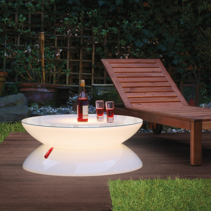 Illuminated Elegance lounge table LED Accu Indoor / Outdoor- Ø 84 x 34cm