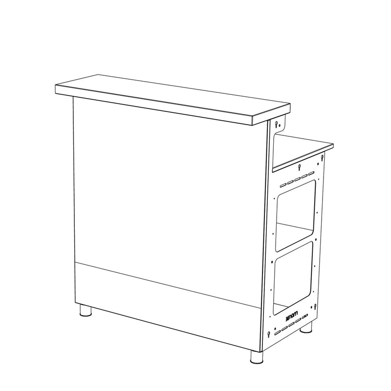 Bar Element Iluminated / Counter LED - Complete Set 3