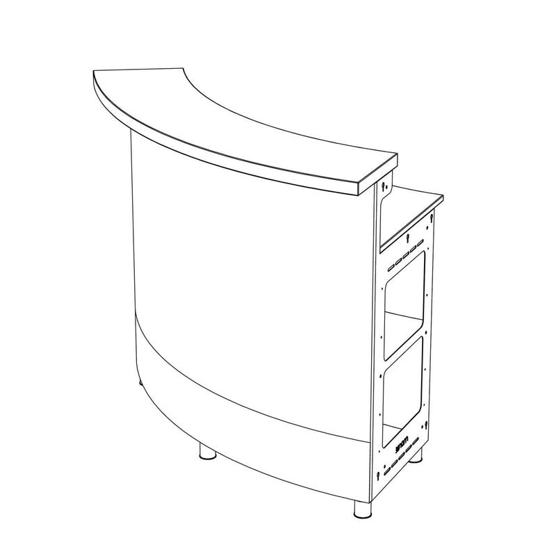 Bar Element Iluminated / Counter LED - Complete Set 7