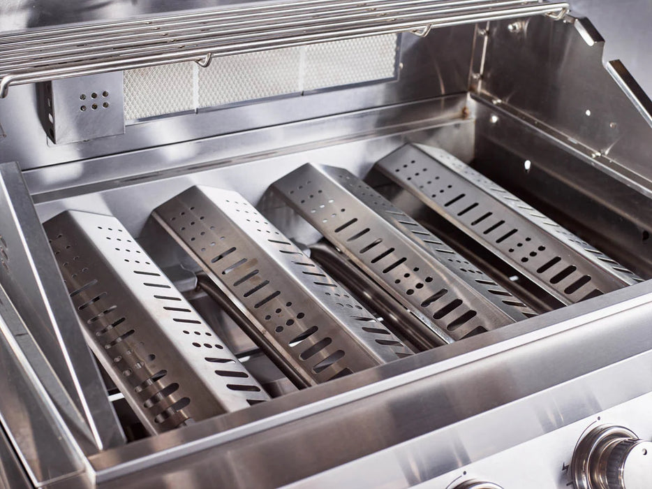 Outback Signature II 4 Burner Hybrid – Stainless Steel + Gas Bottle Cabinet