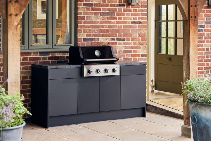 Jupiter 4 Burner Hybrid Black – Built In