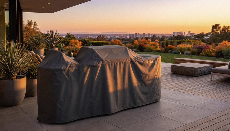 OVO Outdoor kitchens Paired with 3 Burner Gas BBQ, and Sink GL | 2.3M