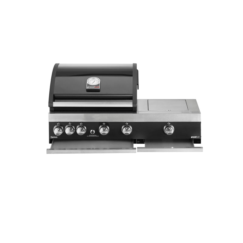 Grandpro Premium 4 Burner Barbecue and Side Burner