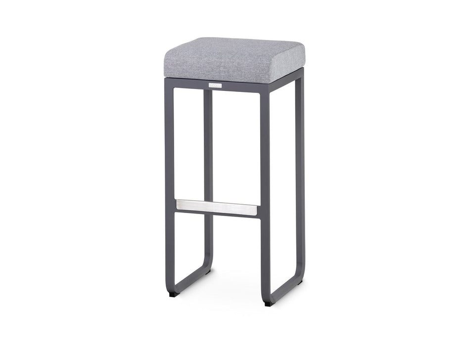 Luxurious Air anthracite Outdoor Bar Stool x2