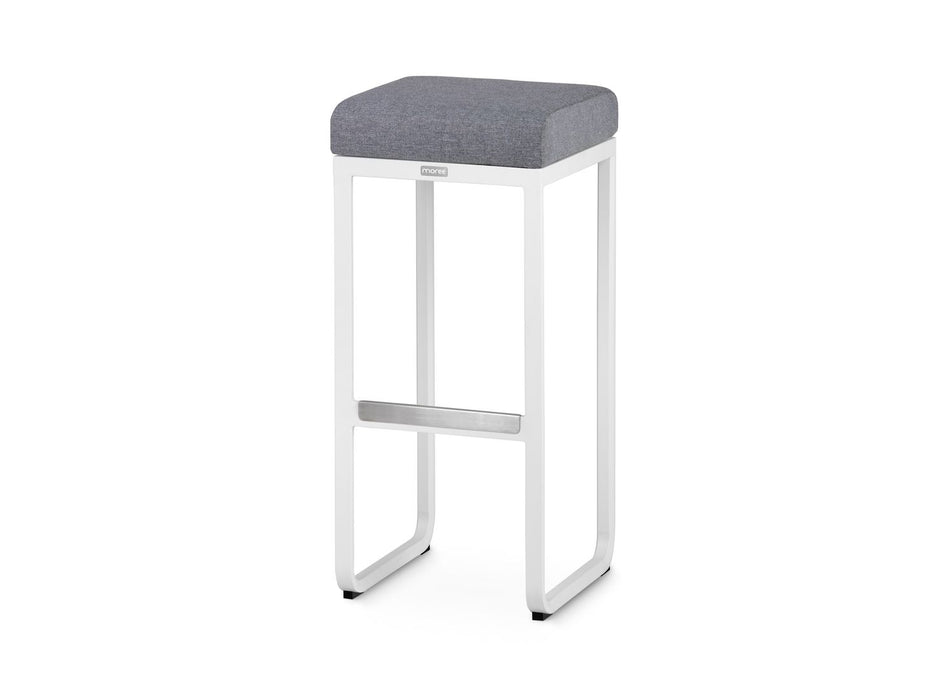 Luxurious Air White Outdoor Bar Stool x2