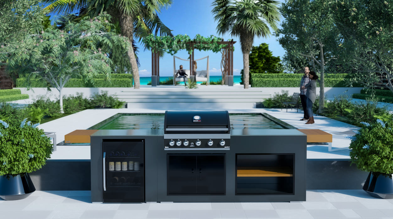 Outdoor Kitchen Fridge + Maxim G5 + Premium Cover - 2.5M