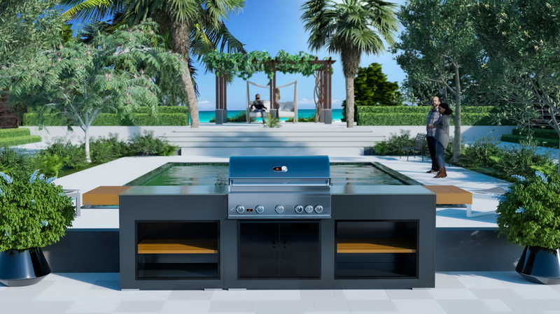 Grillandia Outdoor Kitchen Whistler Burford 5 Burner | 2.5M