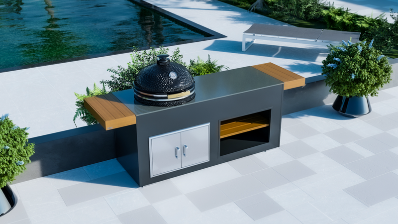 Grillandia Outdoor kitchen Yakiniku XX Large Kamado Charcoal Grill - 2m