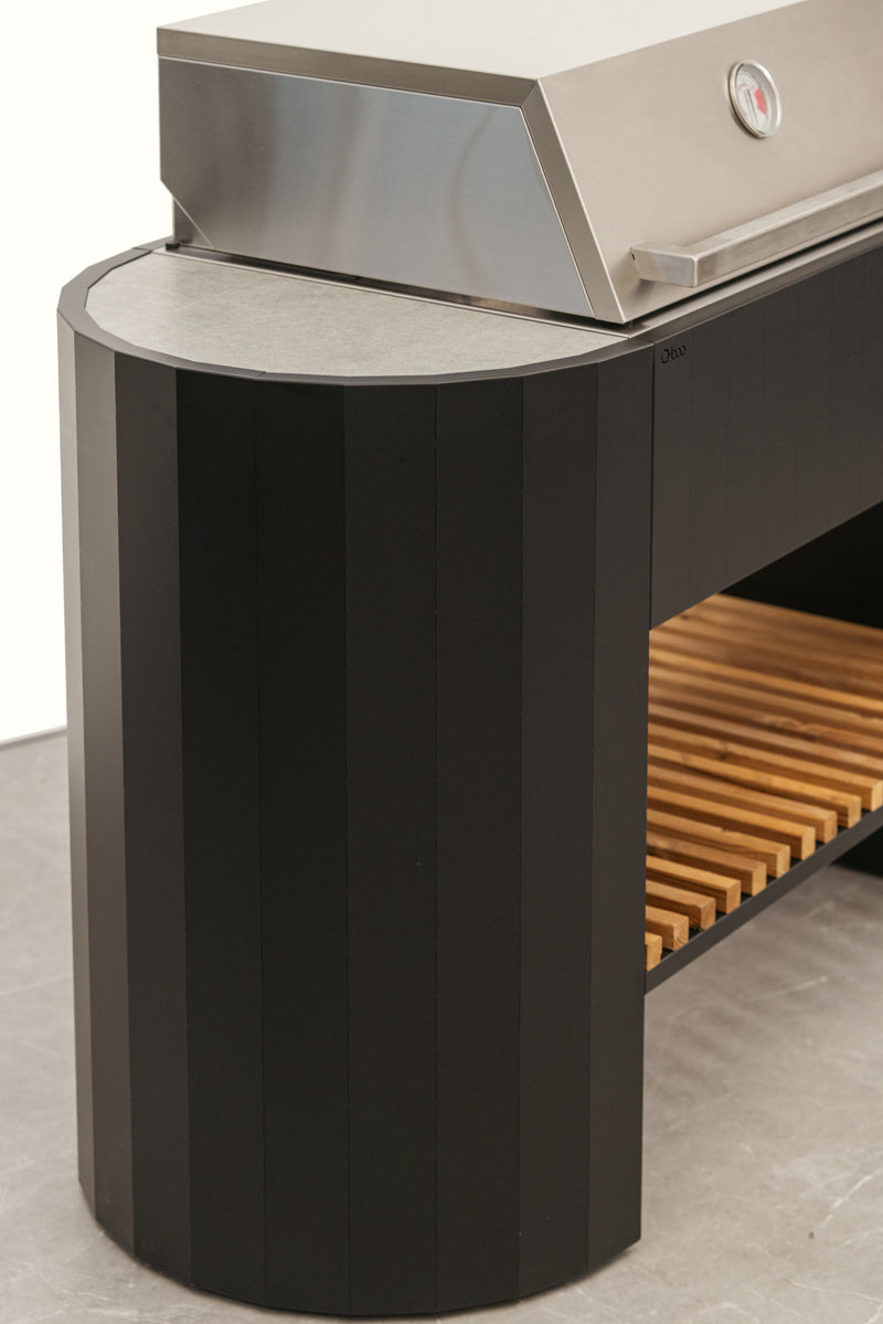 OVO Outdoor kitchens Paired with 3 Burner Gas BBQ, and Sink GL | 2.3M