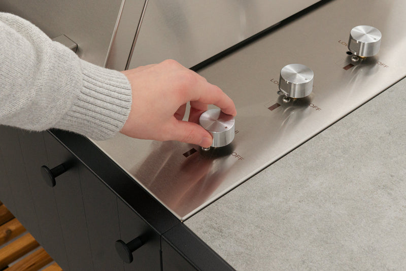 OVO Outdoor kitchens Paired with 3 Burner Gas BBQ, and Sink GL | 2.3M