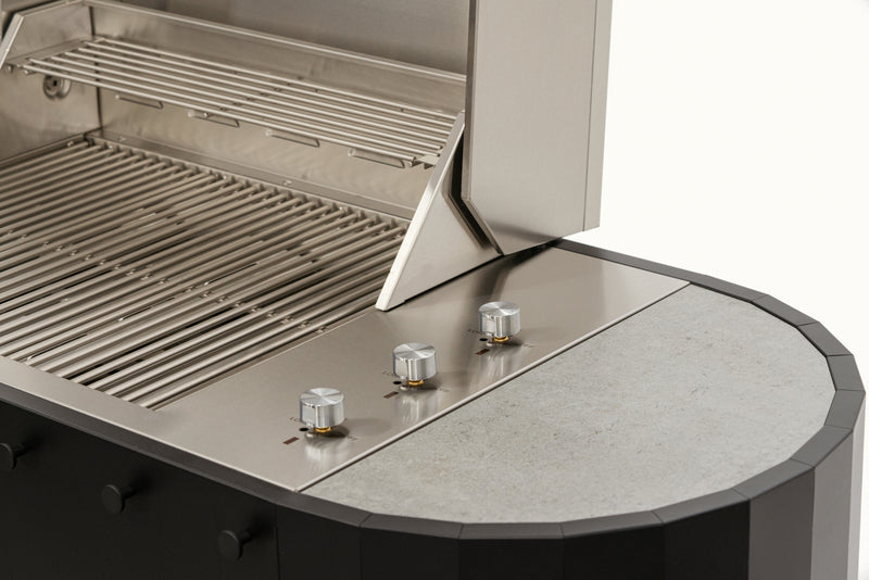 OVO Outdoor kitchens Paired with 3 Burner Gas BBQ, and Sink GL | 2.3M