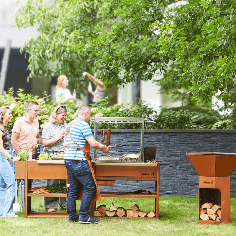 Barbecook Nestor Original corten steel wood barbecue