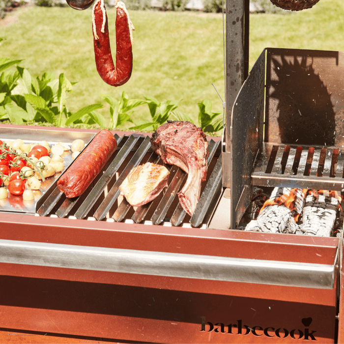 Barbecook Pedro Asado in Corten and Workstation